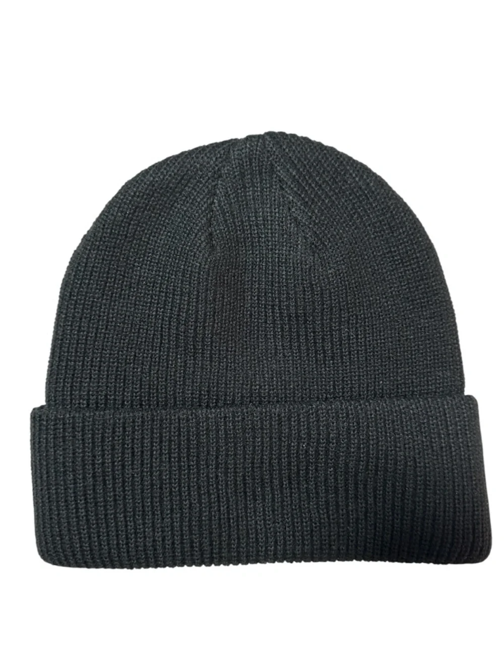 Stussy Stock Cuff Beanie Black White Logo Knit Hat OS